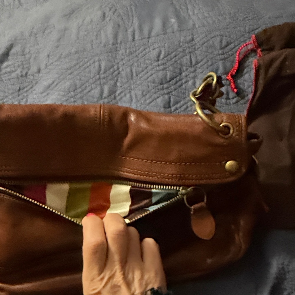 Coach Brown Leather Shoulder Bag - Picture 4 of 8